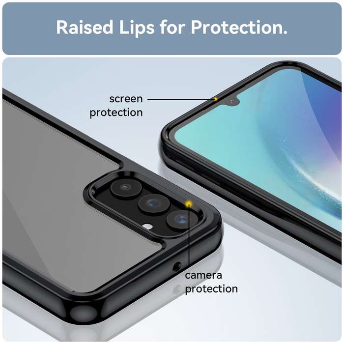 Shockproof Candy Clear Cover for Samsung Galaxy A25 5G
