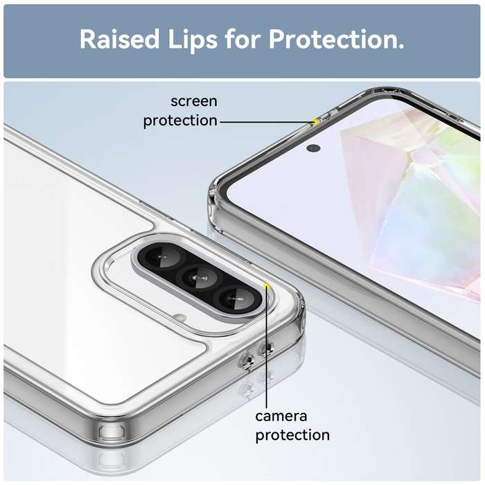 Candy Clear Case for Galaxy A36 Shockproof Cover