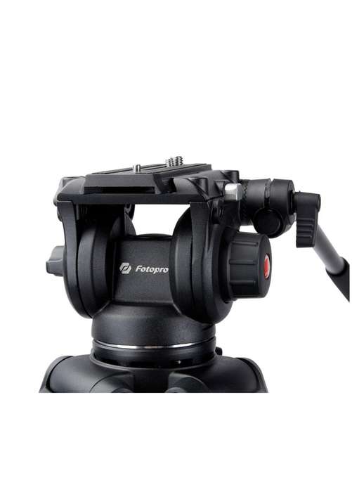 Fotopro Aluminium Heavy-Duty Fluid Head Video Tripod Stand - DV-2