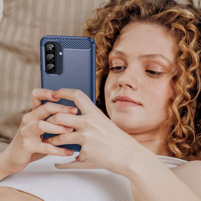 Carbon Fiber Design Case for Galaxy A26 5G Shockproof Cover