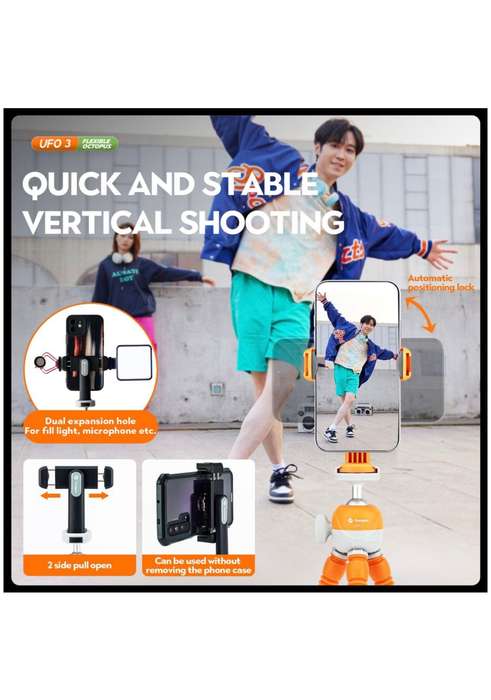 Fotopro Flexible Versatile Mini Camera / Smartphone Tripod Stand - UFO3