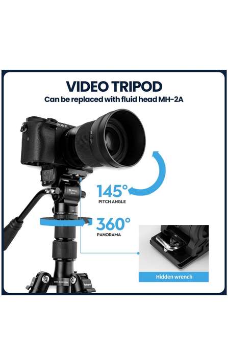 Fotopro Professional Lightweight Camera Tripod Stand - X-GO CARBON E+42QP
