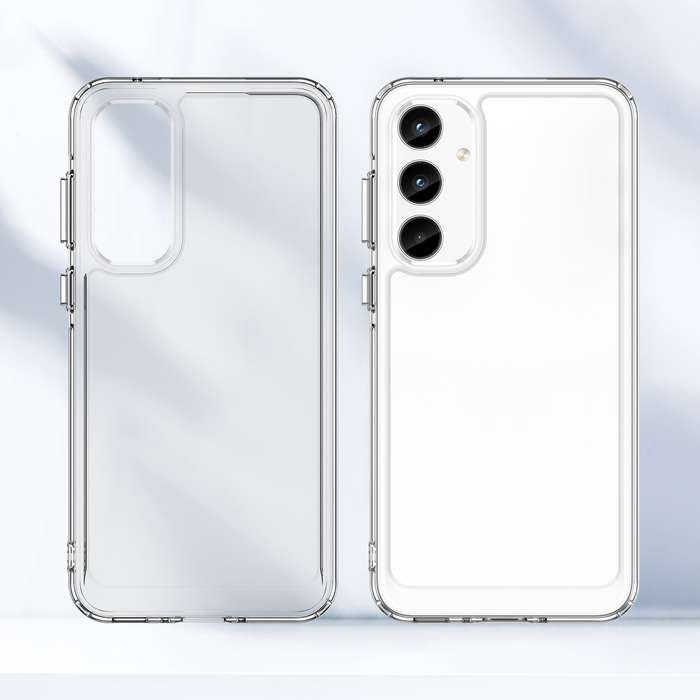 Clear Cover for Samsung Galaxy A35 - Shockproof Candy Series Cover