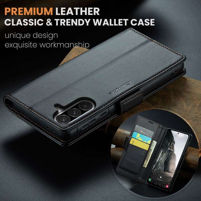 Retro Flip Leather Wallet Cover for Samsung Galaxy A36