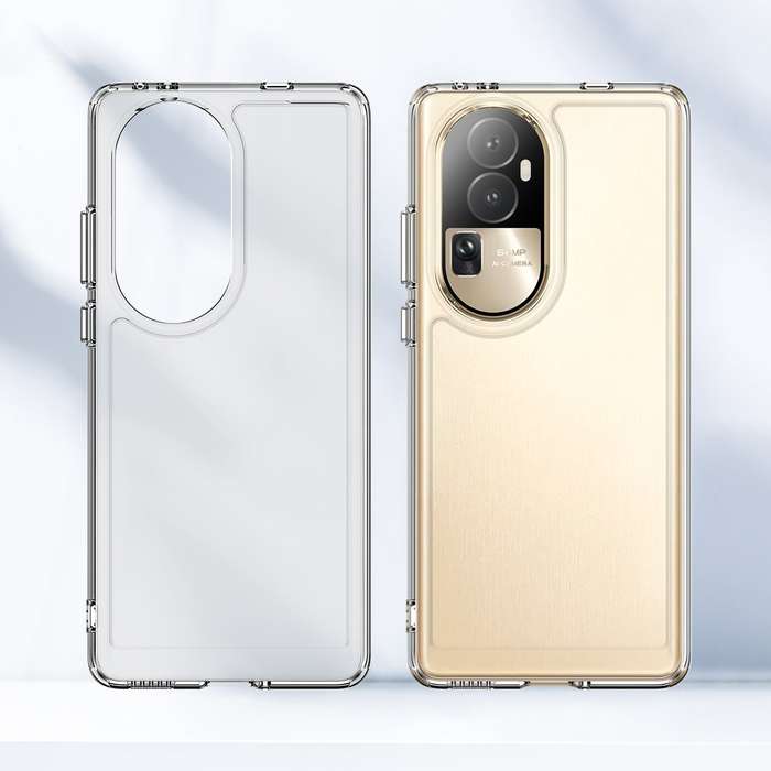 Oppo Reno10 Pro Plus Clear Cover - Shockproof Candy Series