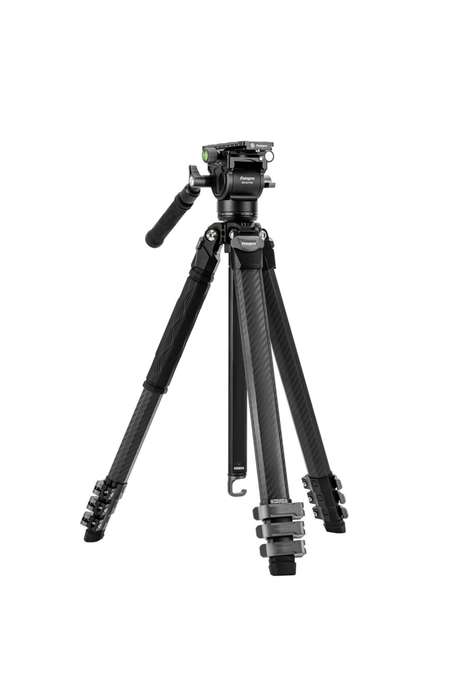 Fotopro Heavy-Duty Fluid Head Video Tripod Stand - Origin Plus Video