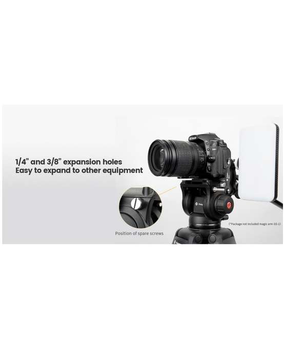 Fotopro Aluminium Heavy-Duty Fluid Head Video Tripod Stand - DV-2