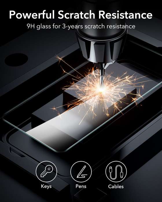 ESR Galaxy S25 Ultra Armorite Tempered Glass Screen Protector - 2 Pack