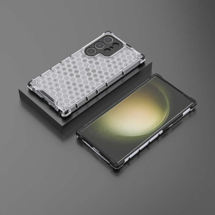Honeycomb Case for Samsung Galaxy S24 Ultra Shockproof Cover