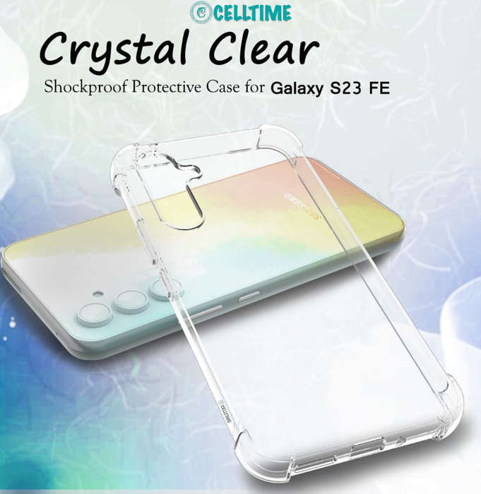 Clear Shock Resistant Armor Case for Samsung Galaxy S23 FE Shockproof Cover