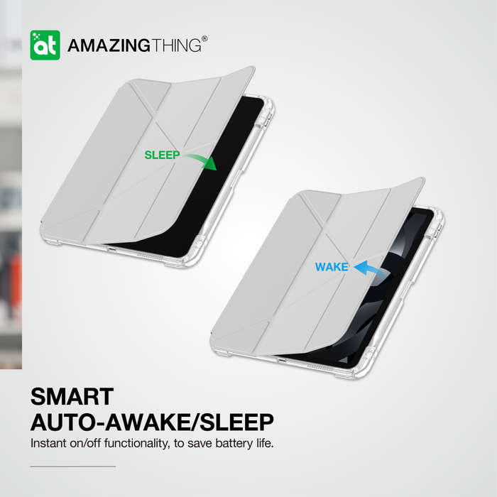 AMAZINGTHING Minimal Detachable Case Compatible with iPad Air 11" (M3/M2) (2025/2024) Cover