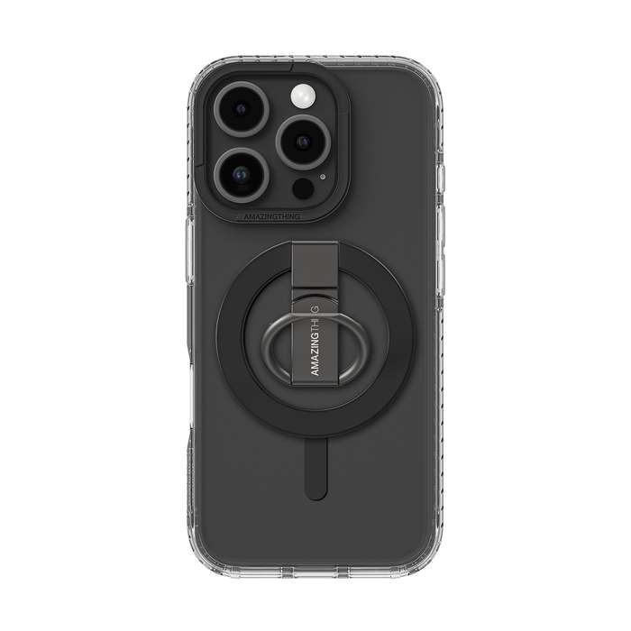 AMAZINGTHING Titan Pro Mag Grip Ring Set Case for iPhone 16/16 Plus/16 Pro/16 Pro Max MagSafe Cover