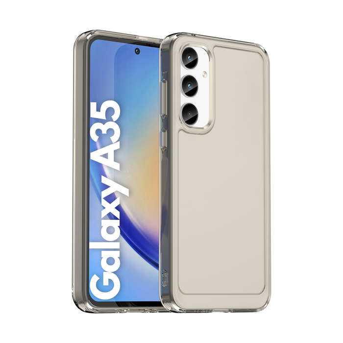 Clear Cover for Samsung Galaxy A35 - Shockproof Candy Series Cover