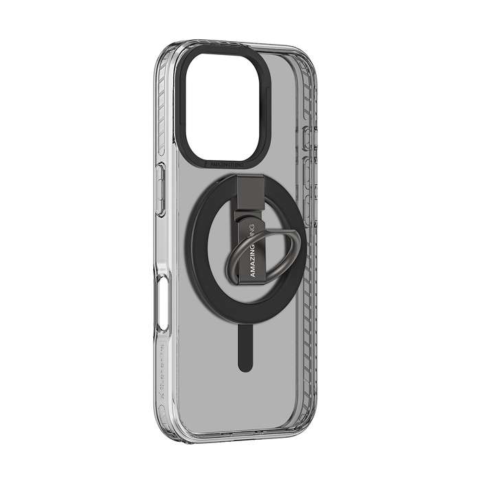 AMAZINGTHING Titan Pro Mag Grip Ring Set Case for iPhone 16/16 Plus/16 Pro/16 Pro Max MagSafe Cover