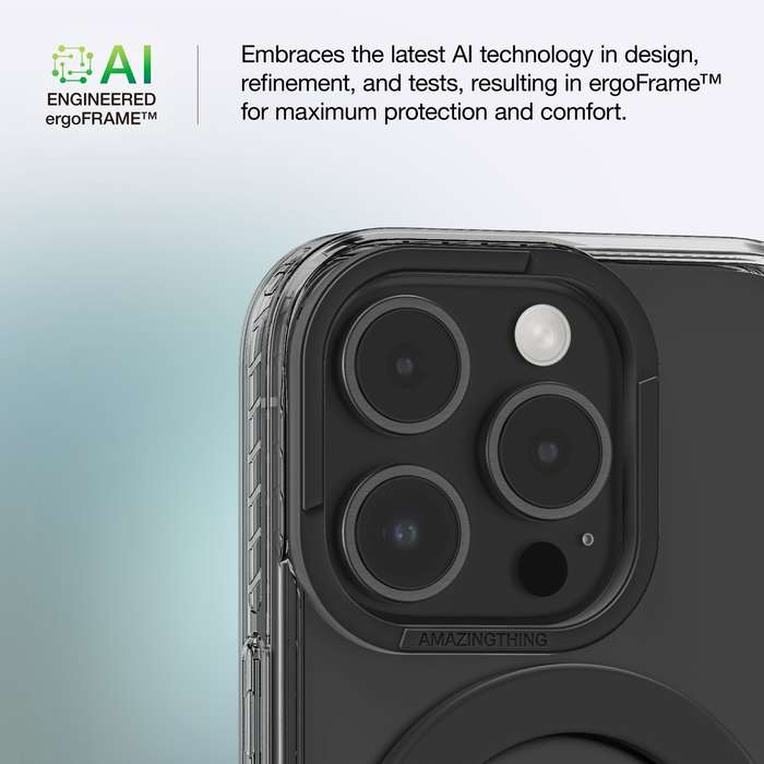 AMAZINGTHING Titan Pro Mag Grip Ring Set Case for iPhone 16/16 Plus/16 Pro/16 Pro Max MagSafe Cover