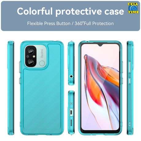 Redmi 12C Clear Cover - Candy Series