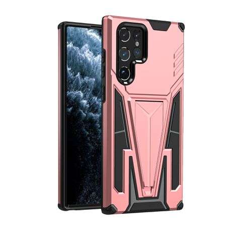 V-Armor Shockproof Kickstand Cover for Galaxy S22 Ultra