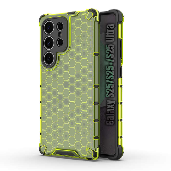 Honeycomb Case for Galaxy S25/S25 Plus/S25 Ultra Shockproof Cover