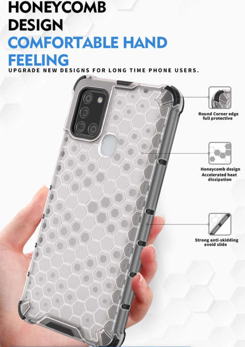 CellTime Galaxy A21s Shockproof Honeycomb Cover