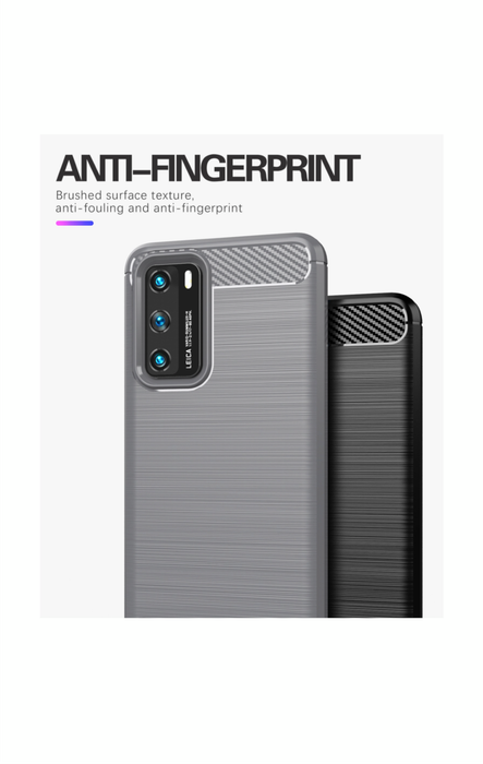 Huawei P40 Shockproof Carbon Fiber Design Cover