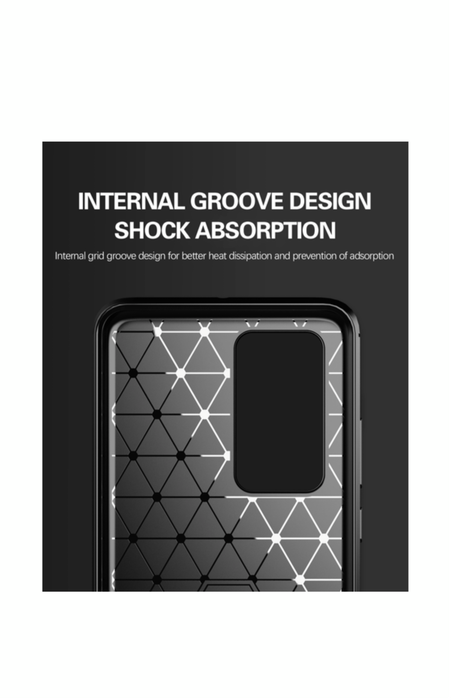 Huawei P40 Pro Shockproof Carbon Fiber Design Cover