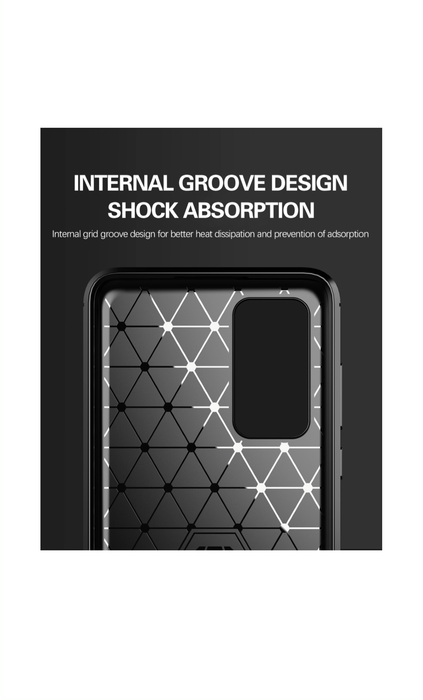 Huawei P40 Shockproof Carbon Fiber Design Cover