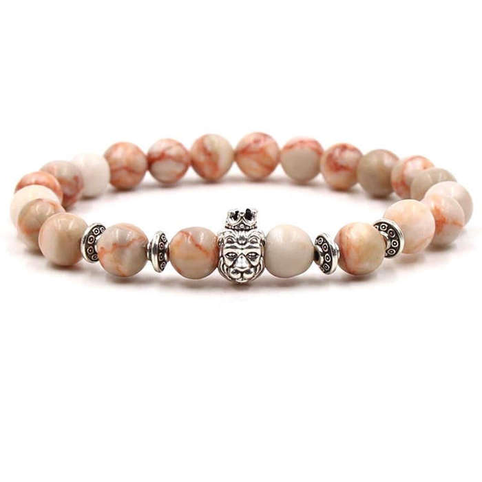 Argent Craft Calcite With Royalty Bracelet (Silver)