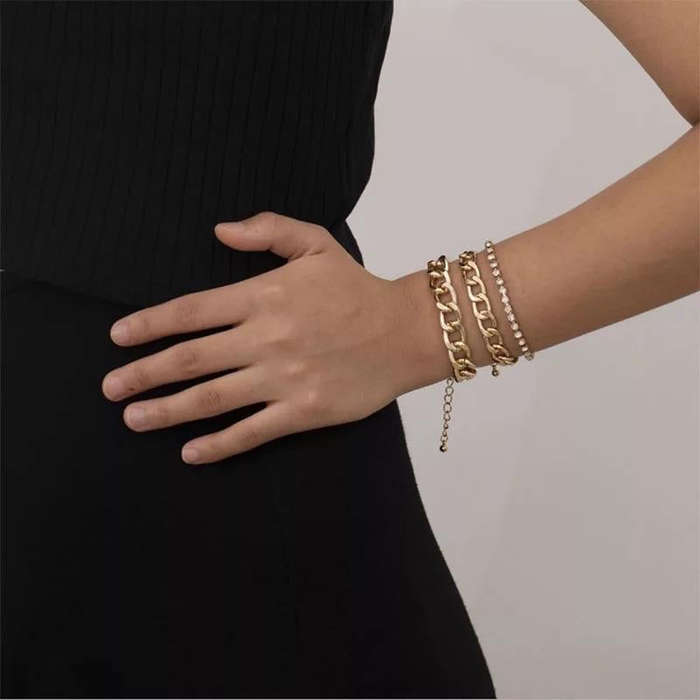 Argent Craft Vintage Tokyo 3 Set Bracelet (gold)