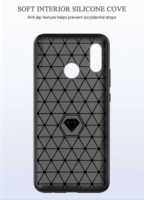 CellTime Huawei Y8s 2020 Shockproof Carbon Fiber Design Cover