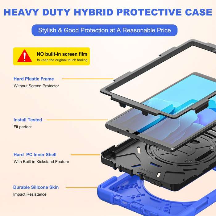 CellTime PirateKing Shockproof Rugged Cover for Galaxy Tab A7 Lite 8.7" T225