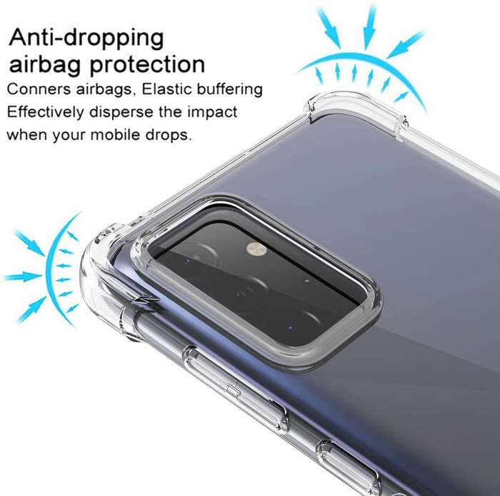 CellTime Galaxy A02s Clear Shock Resistant Armor Cover