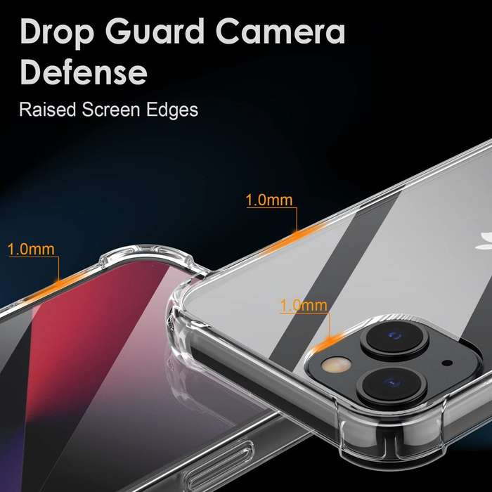 CellTime iPhone 13 Clear Shock Resistant Armor Cover