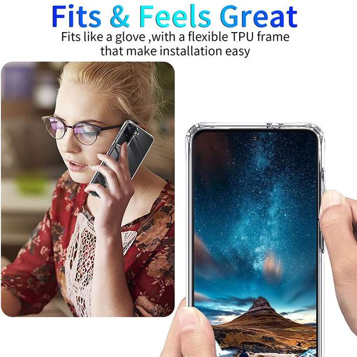 CellTime Galaxy S21 Shockproof Clear Cover