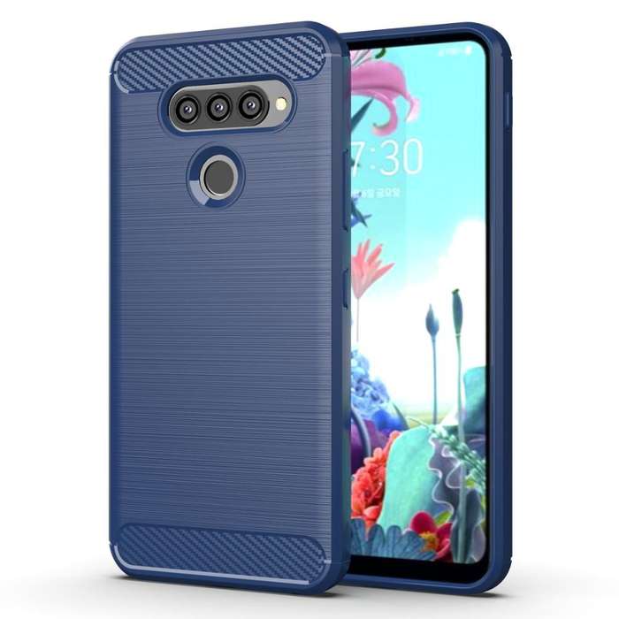 CellTime LG G8s ThinQ Shockproof Carbon Fiber Design Cover