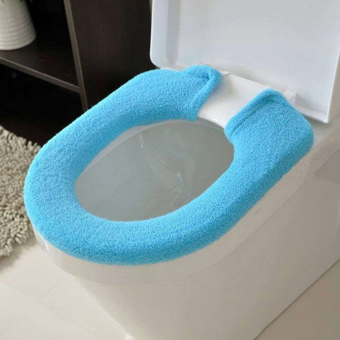 SNAP ON WINTER MAGIC TOILET SEAT WARMER!!! - one size fits all
