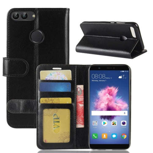 Huawei Enjoy 7S / P Smart Crazy Horse Texture Horizontal Flip Leather Case with Holder & Card Slo...
