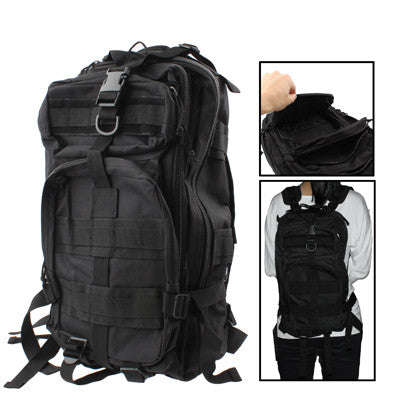 Military Nylon Oxford Waterproof 3P Tactical Backpack Bag with Adjustable Strap