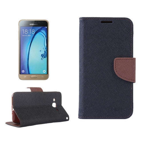 Color Matching Cross Texture Horizontal Flip Leather Case with Holder & Card Slots & Wallet for S...