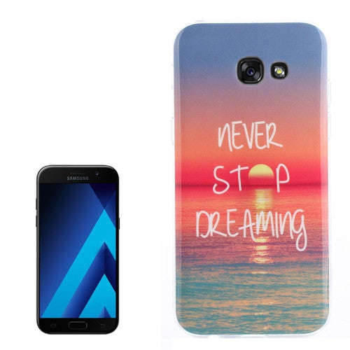 Samsung Galaxy A7 Case, (2017) / A720 Sunrise at Sea Pattern TPU Back Case