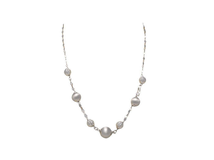 925 Sterling Silver ladies fancy necklace