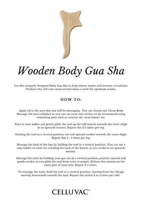 Wooden Body Gua Sha