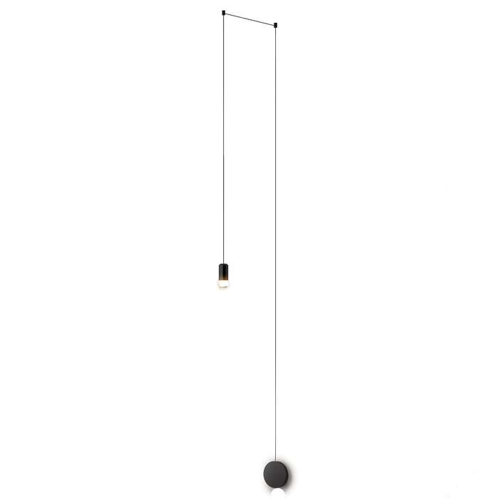 LED Matt Black Wire Fitting