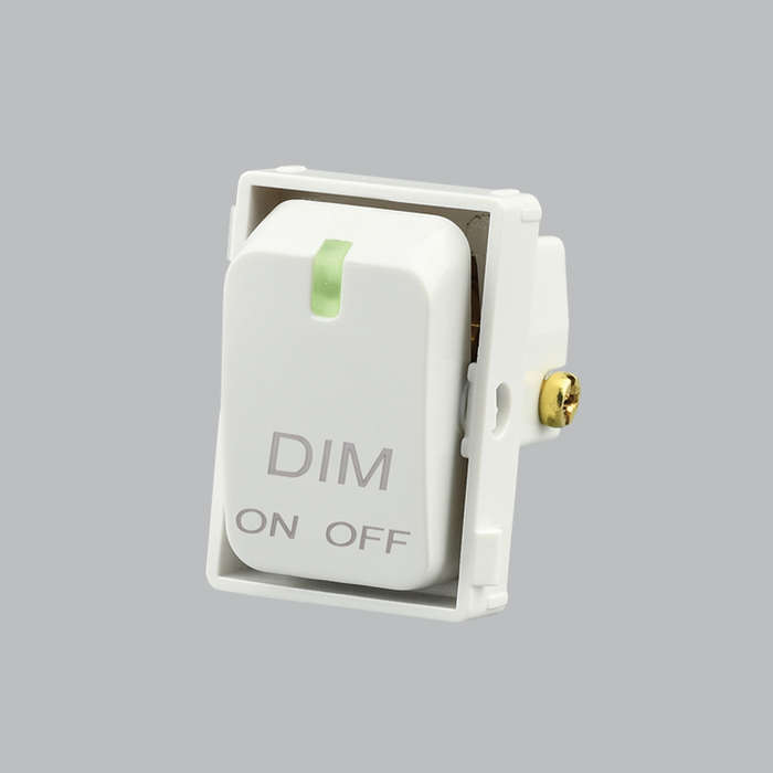 White Dimmer Switch Component