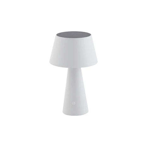 Fuji White Solar LED Table Lamp - Rechargeable & Dimmable