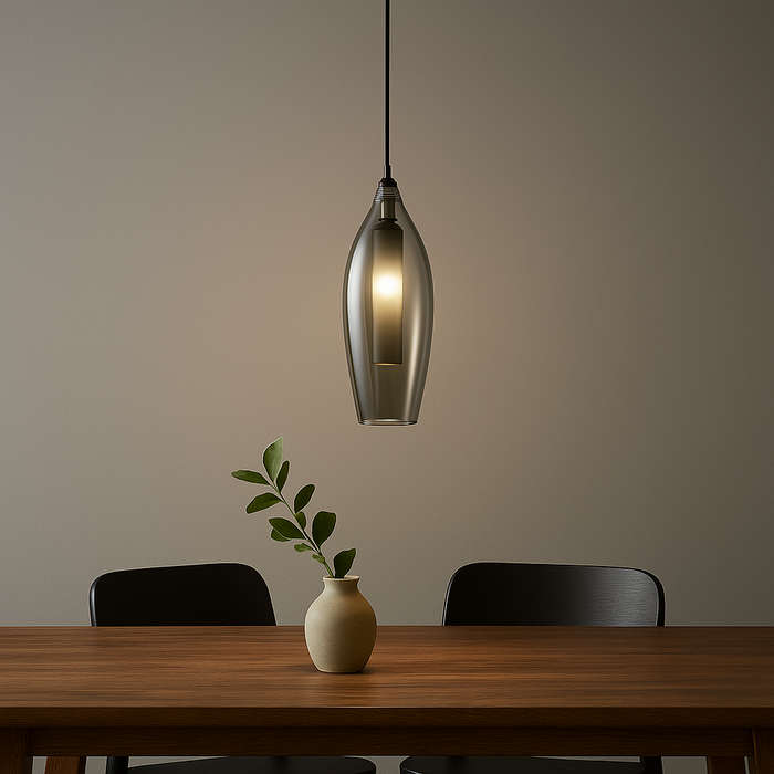 Nelo Black Smoke Pendant Light