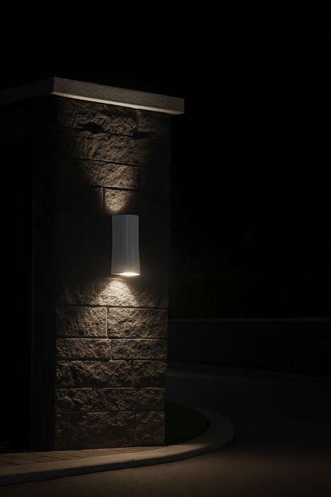 Varia White LED Outdoor Wall Light IP65