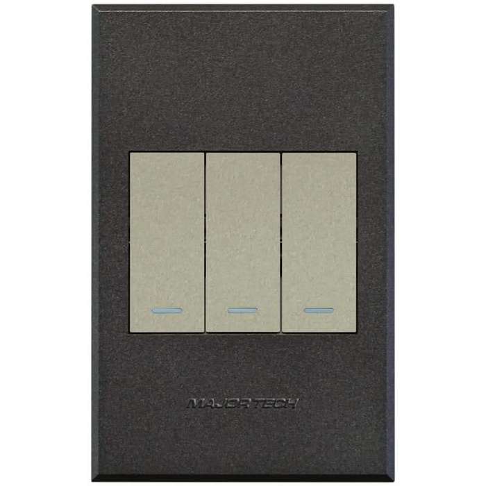 Veti 3 - Three Lever, Two Way Light Switch