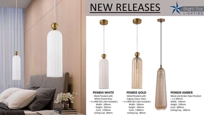 Antic White & Gold Pendant Light