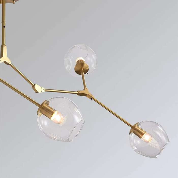 Elegant Gold 8 Light Pendant