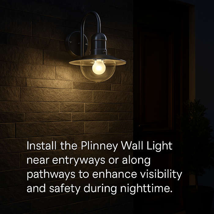 Plinney Stainless Steel Outdoor Wall Light